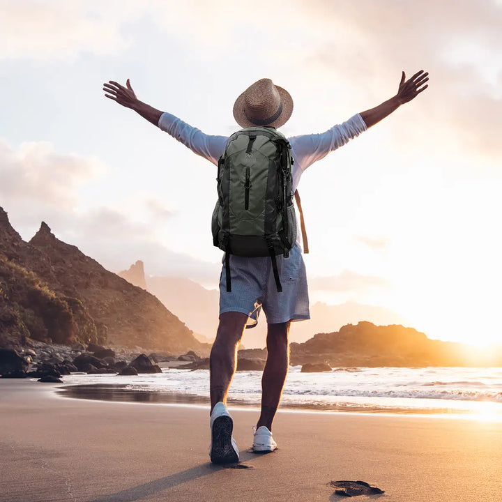 Borsa da Hiking con Copertura Waterproof 50L