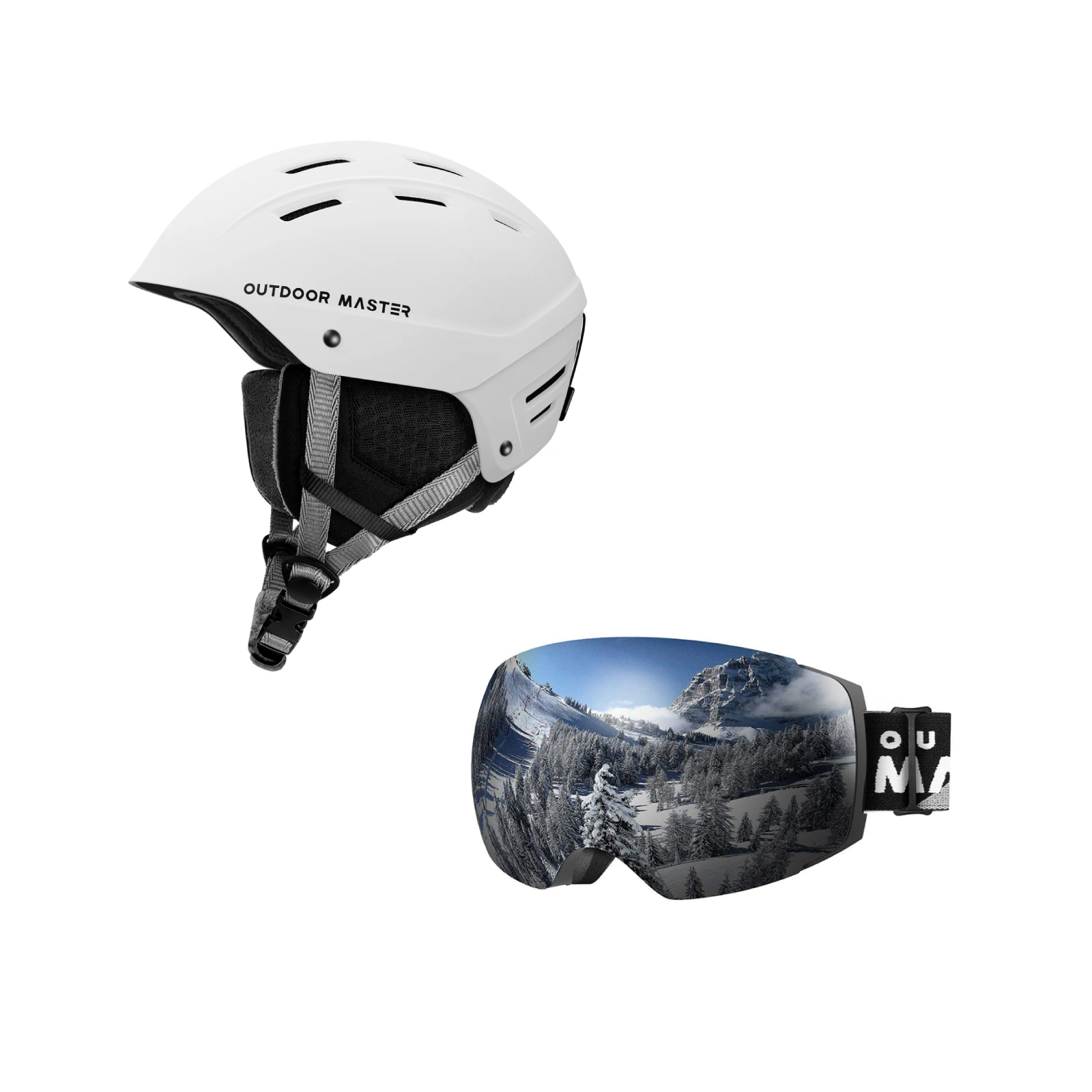 Set Sci e Snowboard con Casco Kelvin II e Maschera Pro