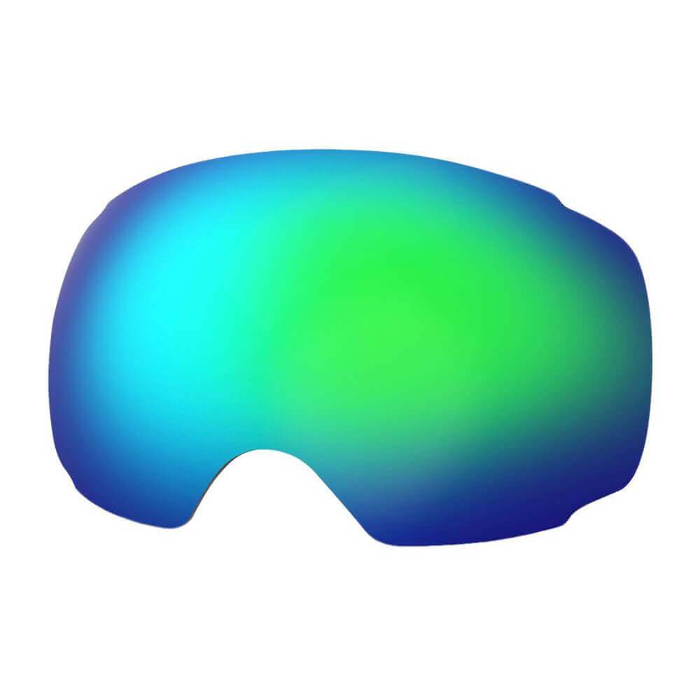 REPLACEMENT LENS BASIC - For Goggles Pro Series - 20+ Different Lens - 100% UV400 Protection OutdoorMasterShop VLT 18% Green