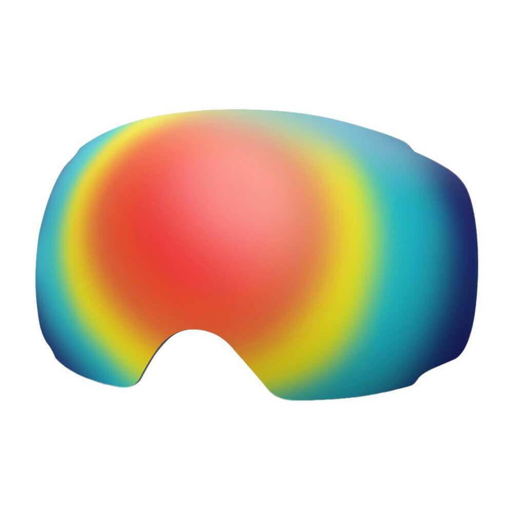 REPLACEMENT LENS BASIC - For Goggles Pro Series - 20+ Different Lens - 100% UV400 Protection OutdoorMasterShop VLT 15% Colorful