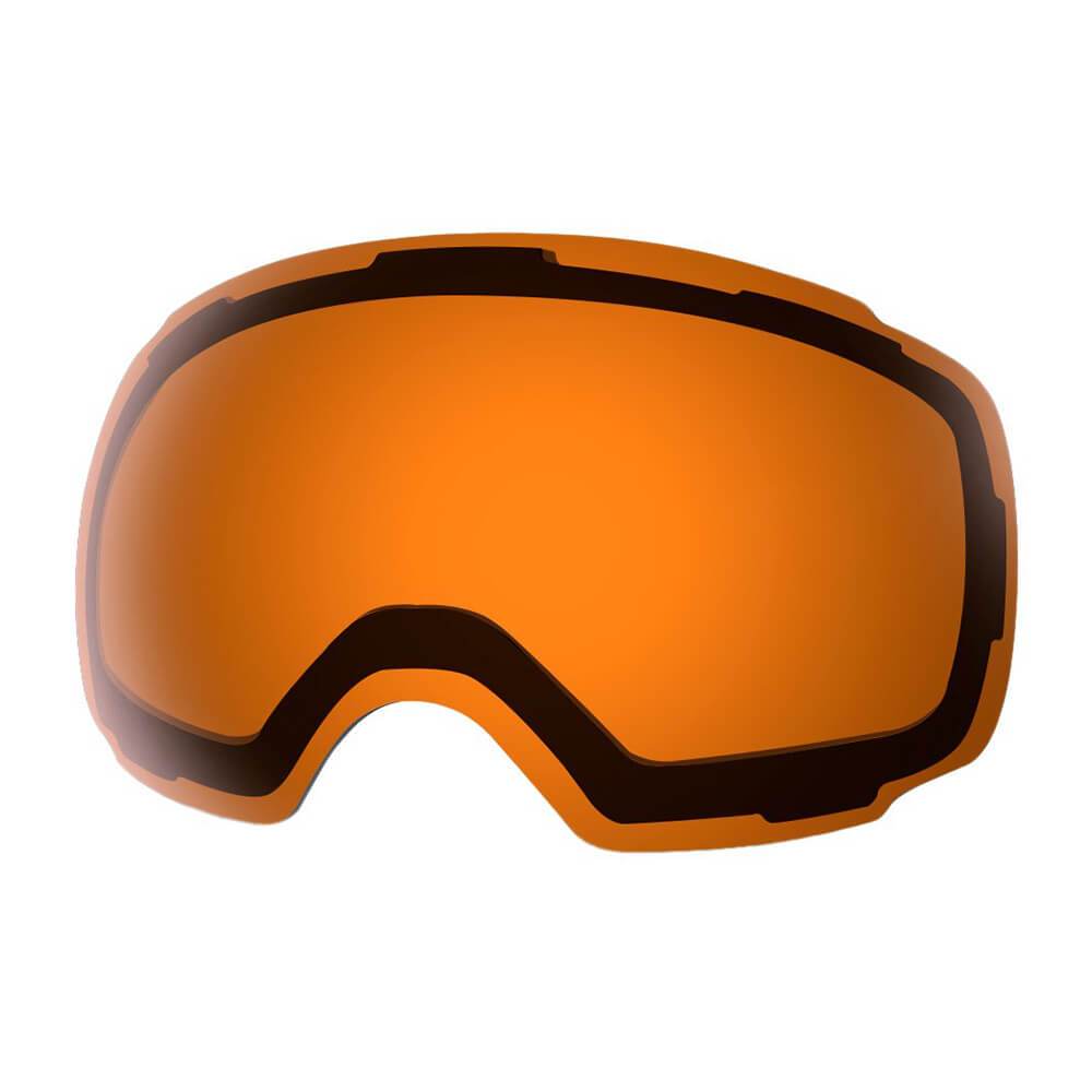 REPLACEMENT LENS BASIC - For Goggles Pro Series - 20+ Different Lens - 100% UV400 Protection OutdoorMasterShop VLT 45% Orange Lens