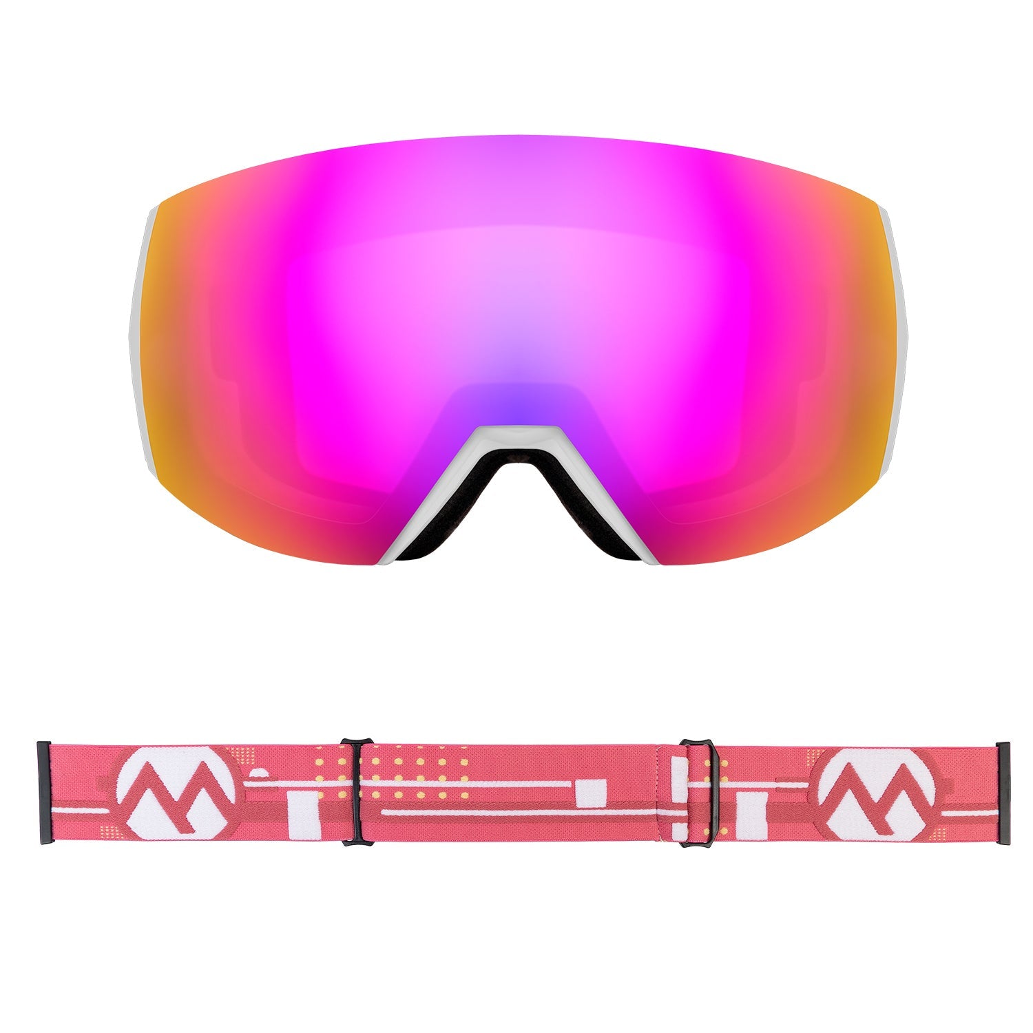 MASCHERA DA SCI ULTRA + LENTE DI RICAMBIO INCLUSA