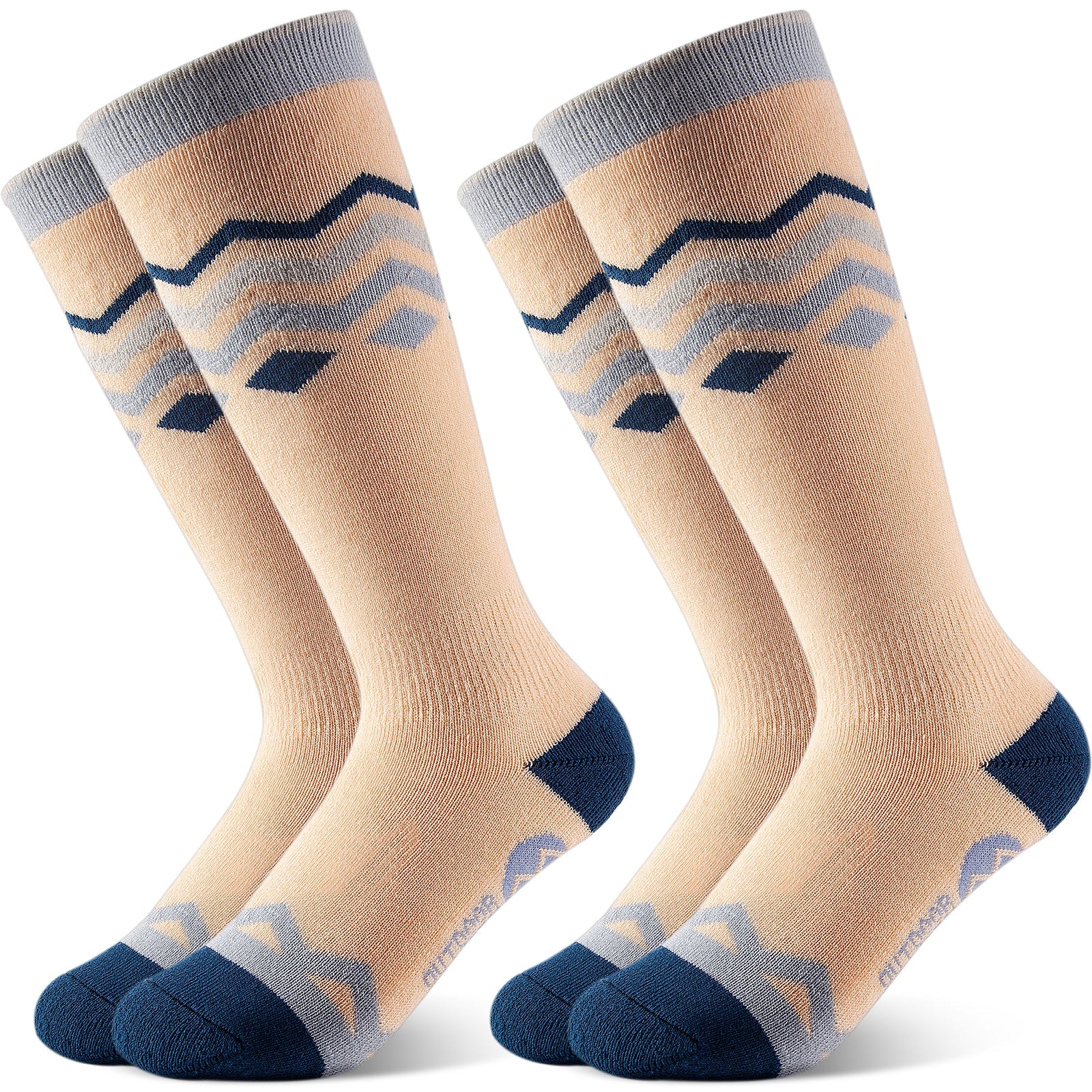 CALZE INVERNALI IN COTONE per bambini (2 paia)