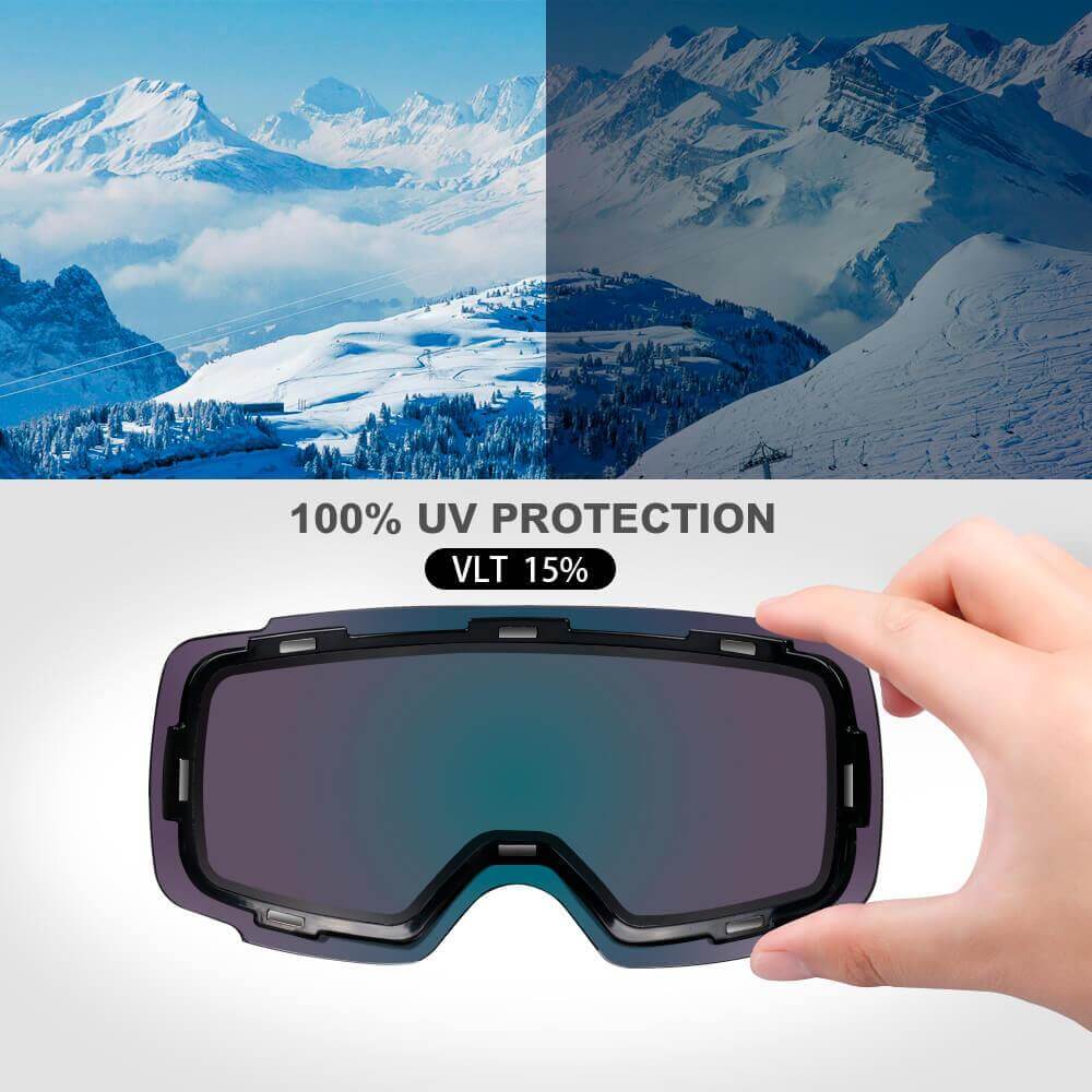 REPLACEMENT LENS BASIC - For Goggles Pro Series - 20+ Different Lens - 100% UV400 Protection OutdoorMasterShop