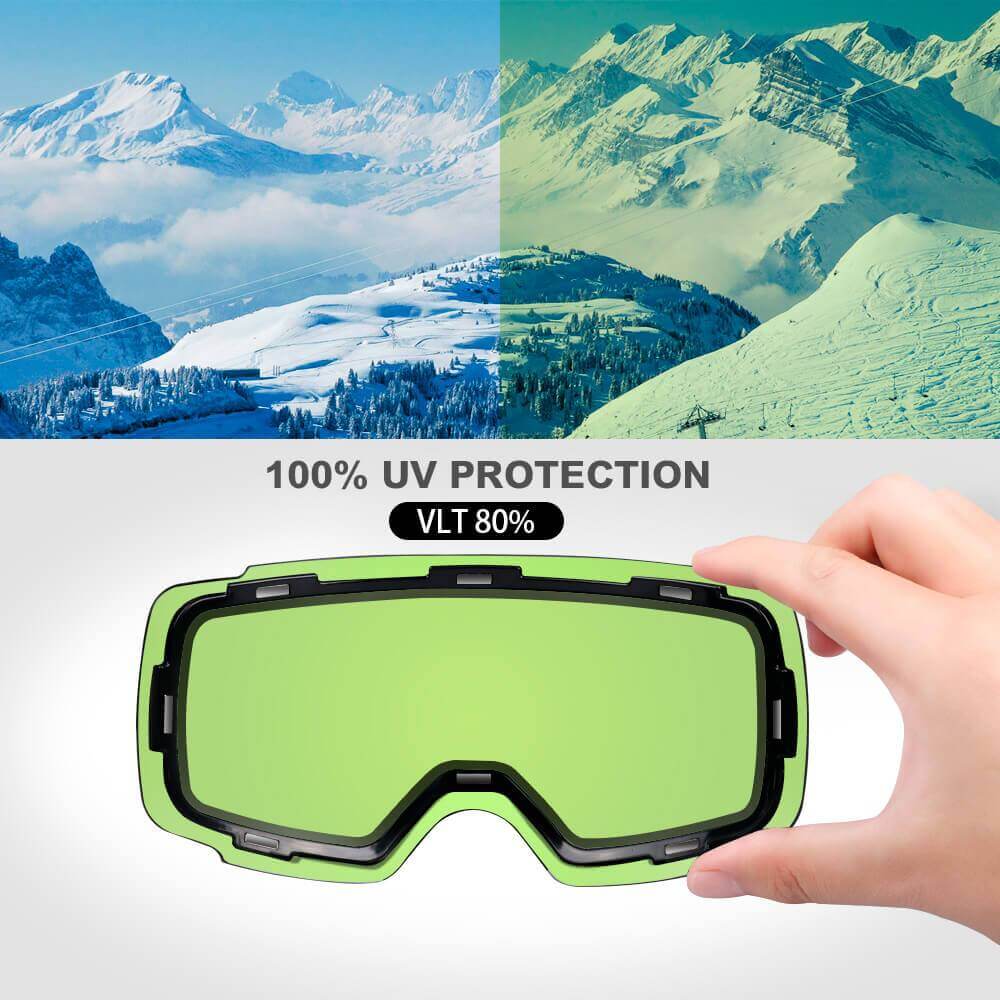 REPLACEMENT LENS BASIC - For Goggles Pro Series - 20+ Different Lens - 100% UV400 Protection OutdoorMasterShop