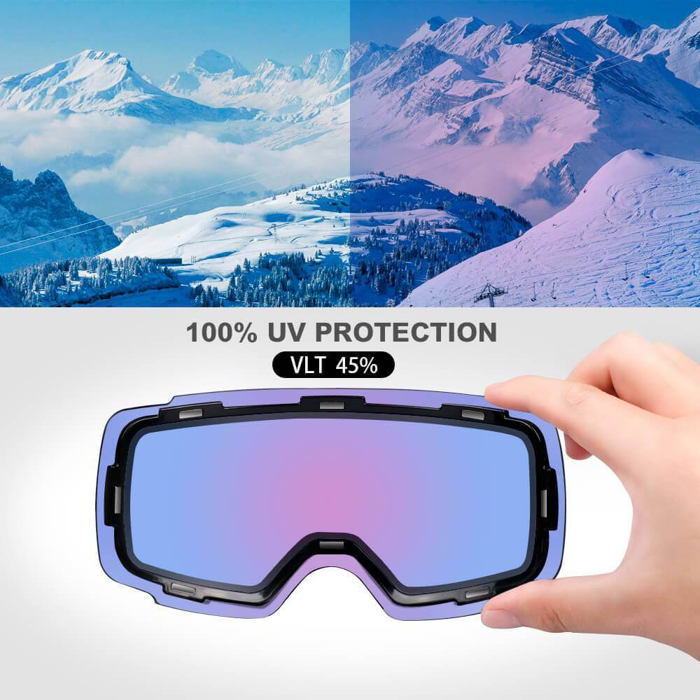 REPLACEMENT LENS BASIC - For Goggles Pro Series - 20+ Different Lens - 100% UV400 Protection OutdoorMasterShop