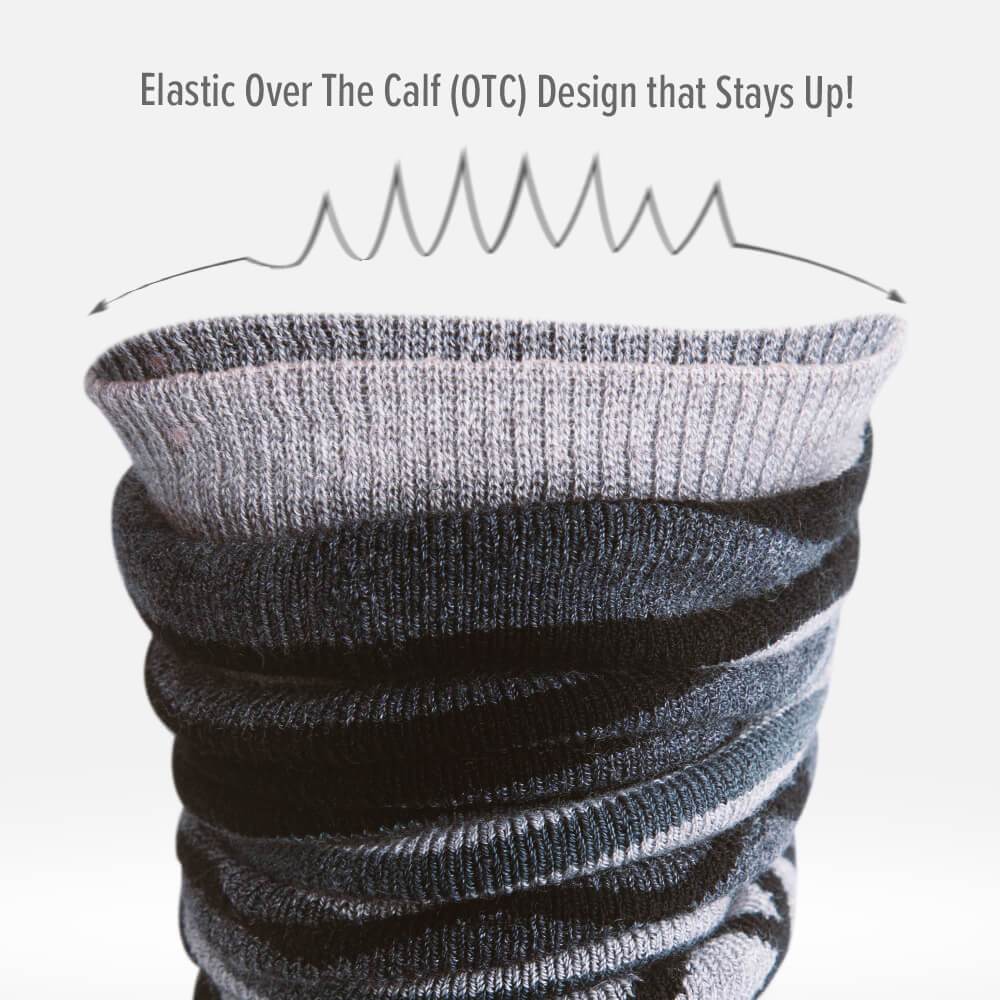 ADULT SKI SOCKS - Two Packs - The Merino Wool Blend OutdoorMasterShop