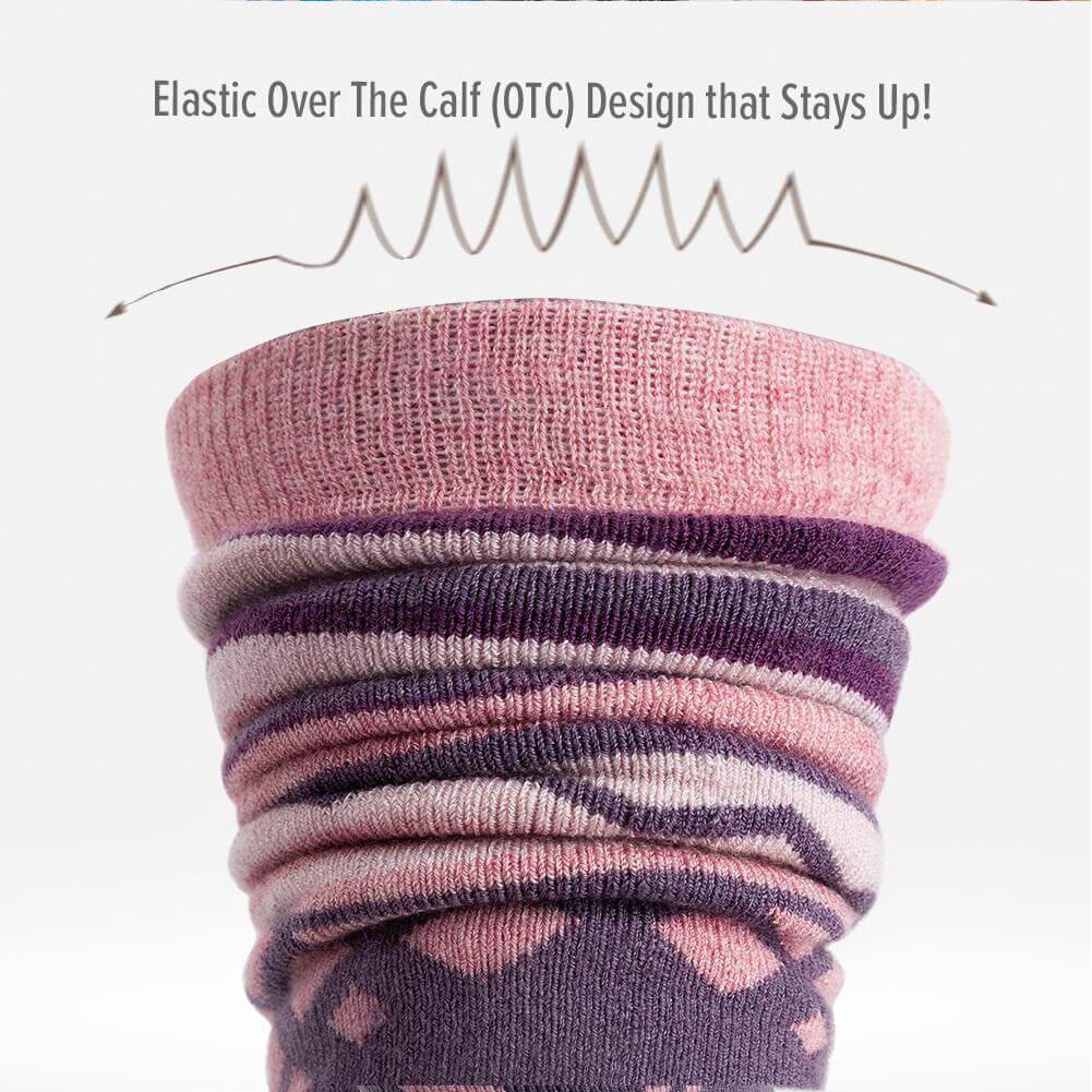 ADULT SKI SOCKS - Two Packs - The Merino Wool Blend OutdoorMasterShop