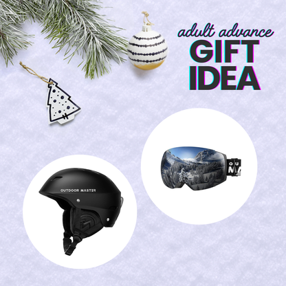 Set Sci e Snowboard con Casco Kelvin e Maschera Pro