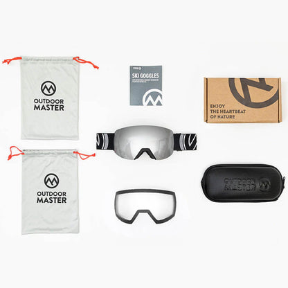 MASCHERA DA SCI ULTRA con lente di ricambio